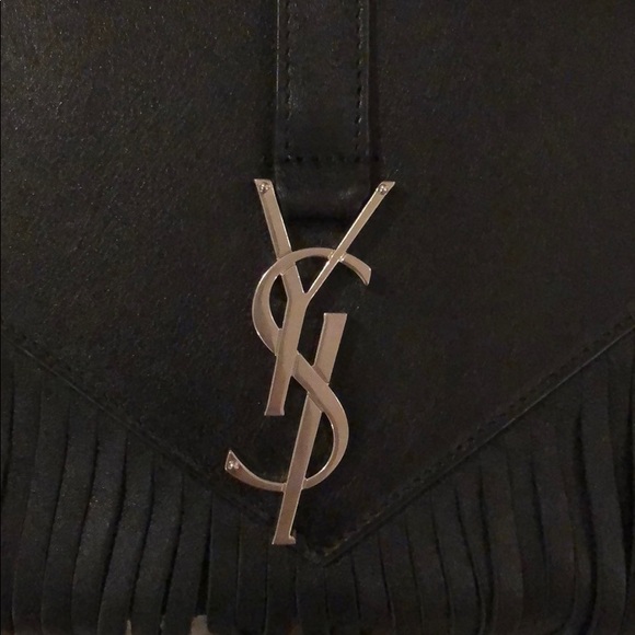 Saint Laurent Bags New Like New Ysl Small Fringe Crossbody Bag Poshmark